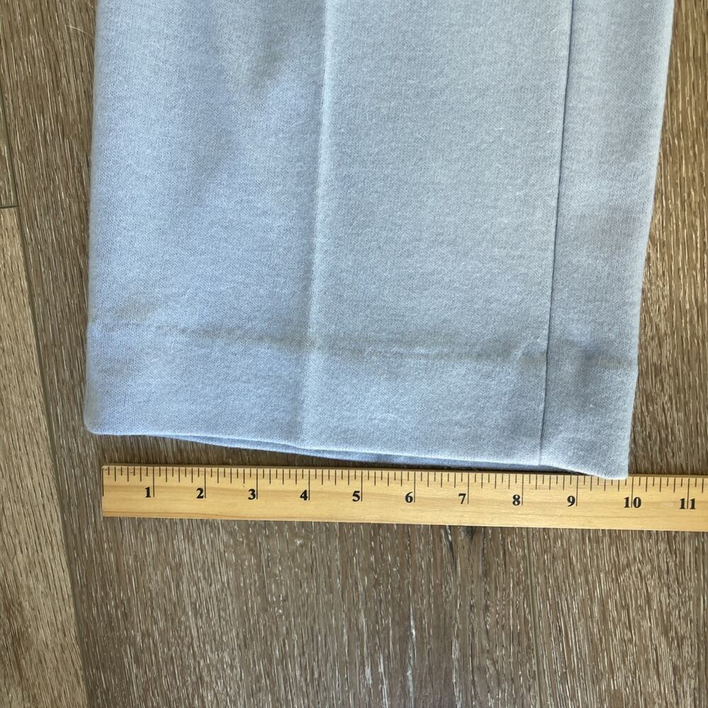 Banana Republic Women Sz 4 Wool Blend Wide Leg Trouser Pant Light Blue Stretch - Picture 3 of 13